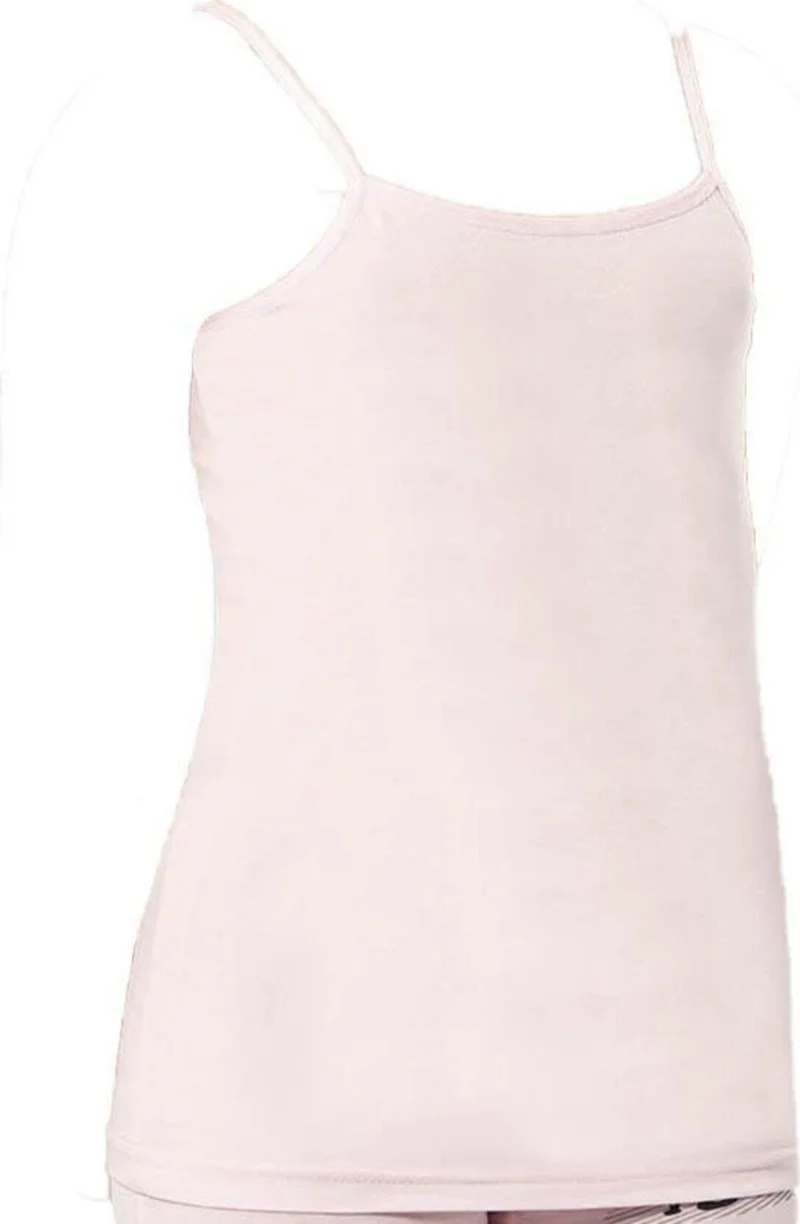 KOTA Girl Child Colorful Rope Strap Undershirt 12 Pieces - 3411