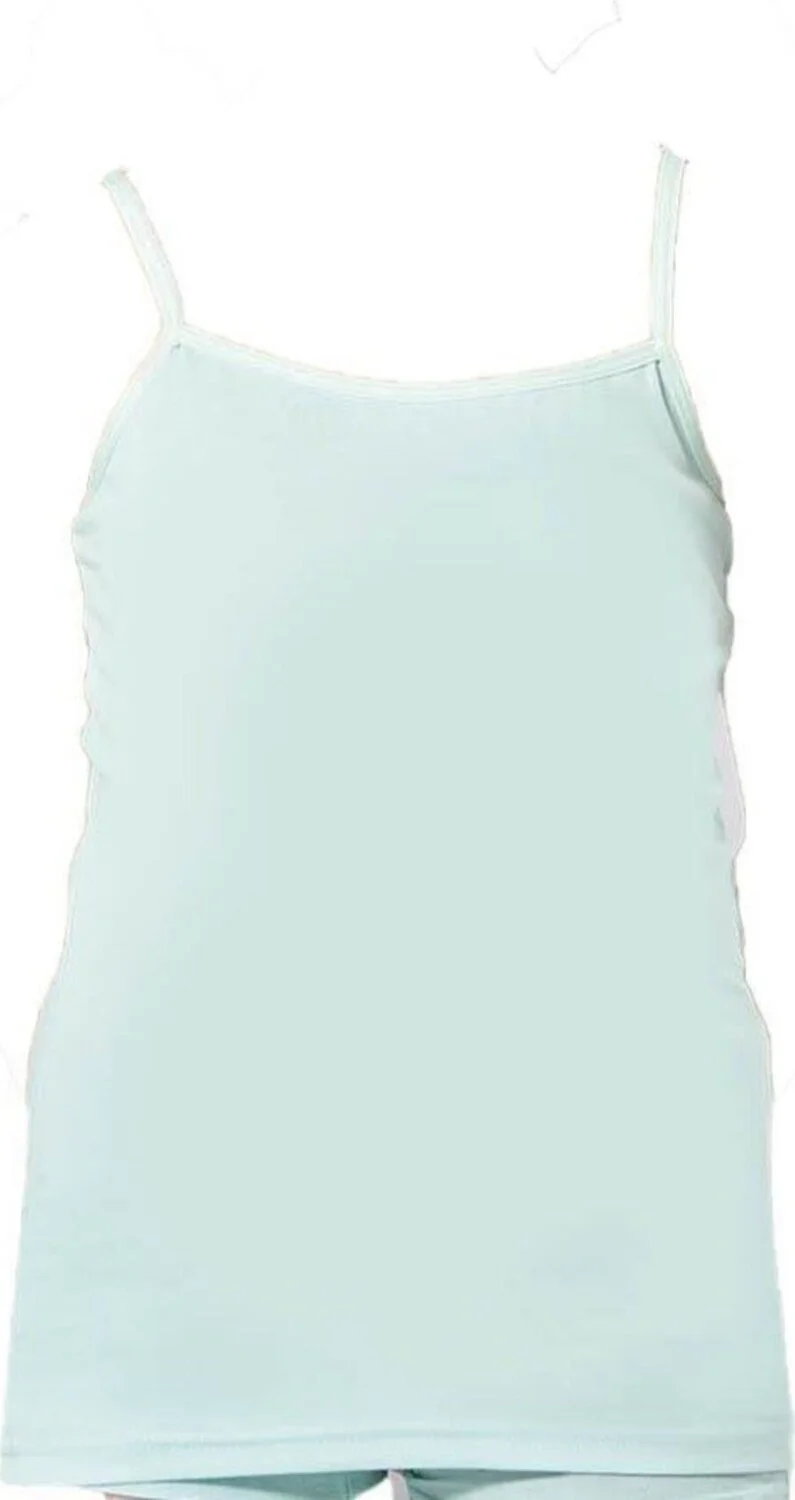 KOTA Girl Child Colorful Rope Strap Undershirt 12 Pieces - 3411