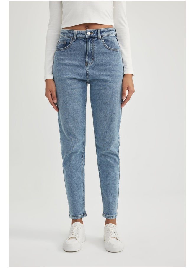 DeFacto - Woman Comfort Mom Denim Trousers - Image 1