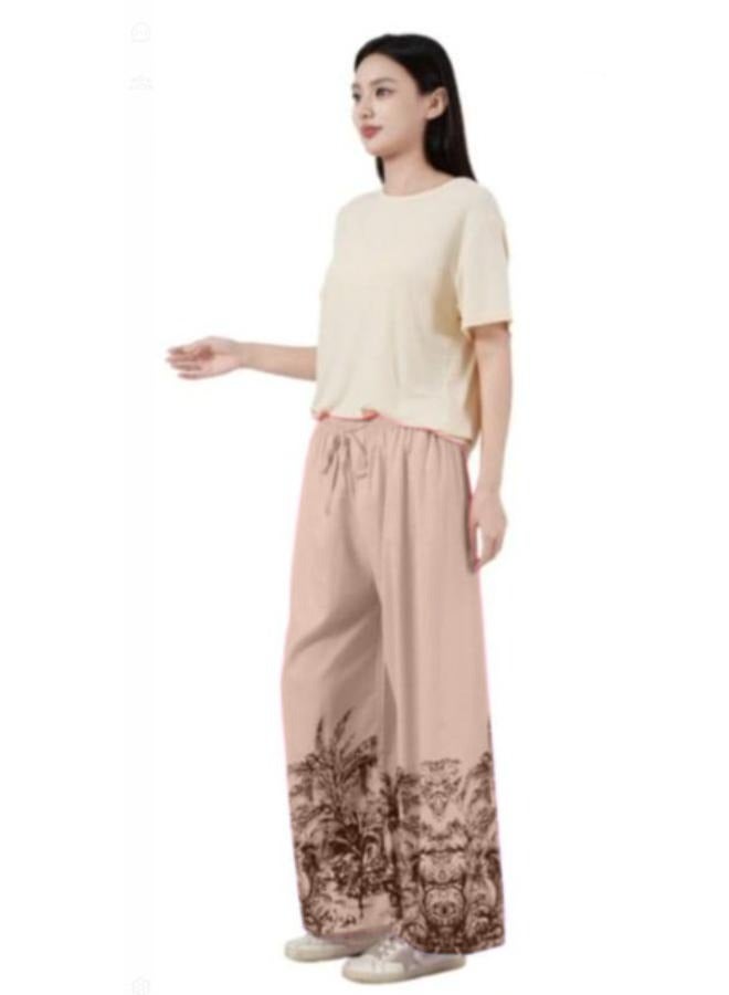Women's Casual Wide Leg Pants Loose Plus Size - Image 3