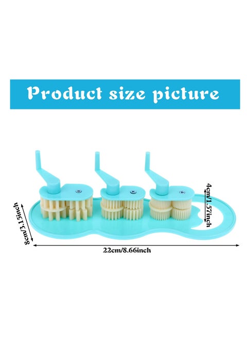 Paper Quilling Crimper Tool Slip Wave Shaper Making Tool for DIY Quilling Crafts Paper Crimper for Quilling Papercraft Create Beautiful Fold and Wave Effects for Kids Craft Household Blue