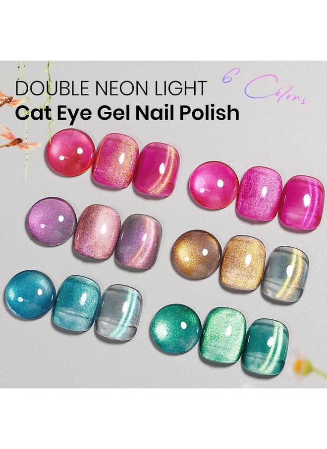 Cat Eye Gel Polish Set 6 Colors Holographic Magnetic Gel Polish Set With Magnet Stick Glitter Pink Green Blue Purple Magnetic French Gel Nail Polish Kit Gift Set For Women - pzsku/ZEDF0A0B484DBF34D9B39Z/45/_/1733729938/80740cc8-93f4-4d79-b0ed-6fa7c99125af