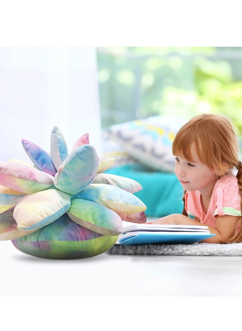 SOLARAE 3D Succulents Cactus Pillow, Stuffed Plant Plush Pillows, Novelty Plush Cushion for Garden Bedroom Home Decor - Image 5