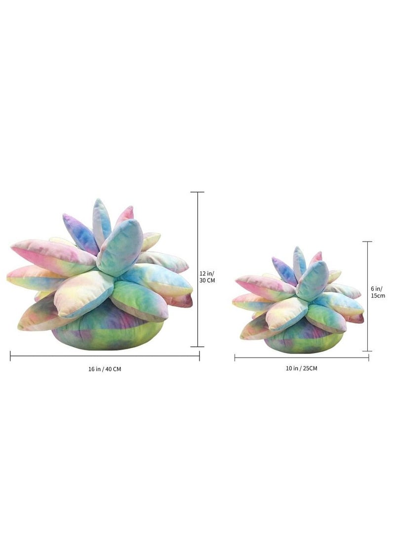 SOLARAE 3D Succulents Cactus Pillow, Stuffed Plant Plush Pillows, Novelty Plush Cushion for Garden Bedroom Home Decor - Image 3