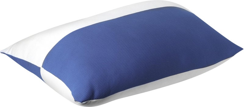 JDX Sleeping Pillow Polyester Fibre Solid Sleeping Pillow Pack of 2 (White and Blue) | Pillow, Pillows, Takiya, Pillow Set - Image 4