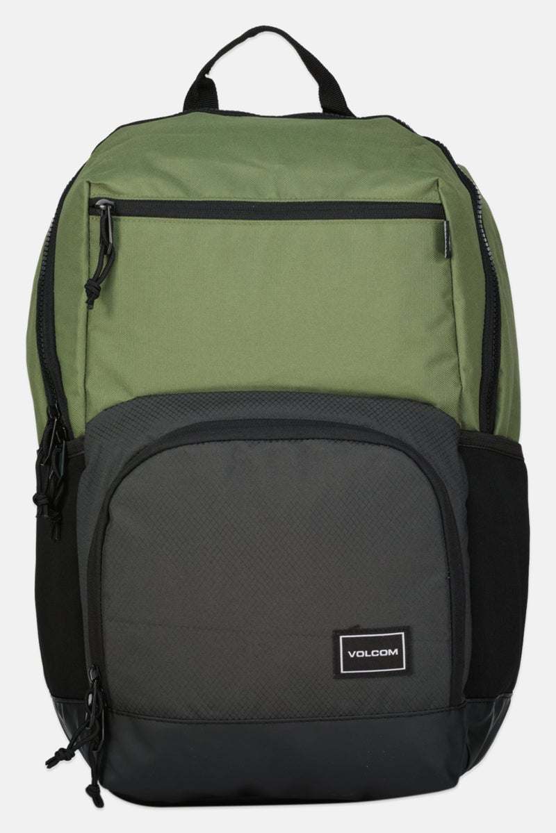 Volcom Men Embroidered Backpack 45 H x 36 L x 12 W cm, Olive Combo  - Image 1