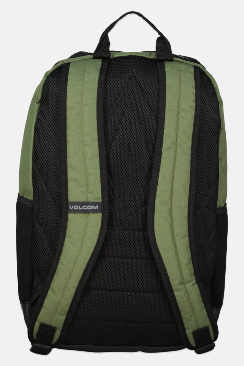 Volcom Men Embroidered Backpack 45 H x 36 L x 12 W cm, Olive Combo  - Image 2