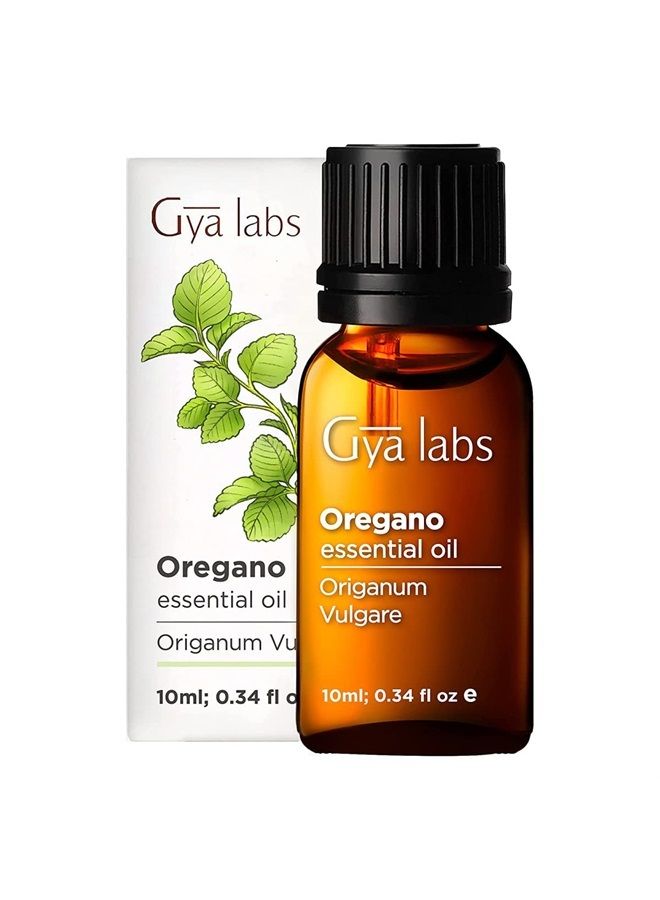 gya labs Oregano Essential Oil for Improved Wellness - Natural Oregano Oil Essential Oil for Skin - Oil of Oregano for Toenail - Oregano Oil Organic for Diffuser & Nail (0.34 fl oz) - Image 1