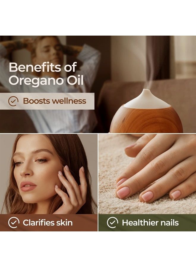 gya labs Oregano Essential Oil for Improved Wellness - Natural Oregano Oil Essential Oil for Skin - Oil of Oregano for Toenail - Oregano Oil Organic for Diffuser & Nail (0.34 fl oz) - Image 5