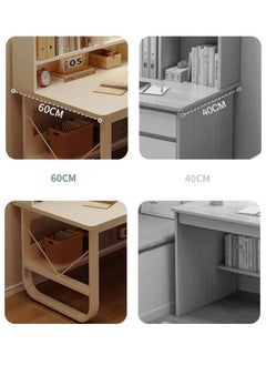Alissa 140 cm Home Office Desk with Storage （white-140*60cm）  - Image 5
