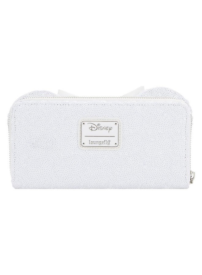 Loungefly Women'S Disney Minnie Sequin Wedding Ziparound Wallet - Image 2