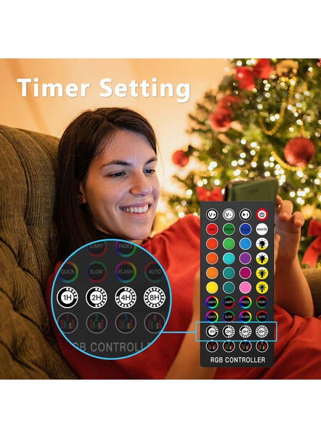 NIBEMINENT LED Strip Lights Multicolour 17.00x6.50x16.50cm  - Image 5