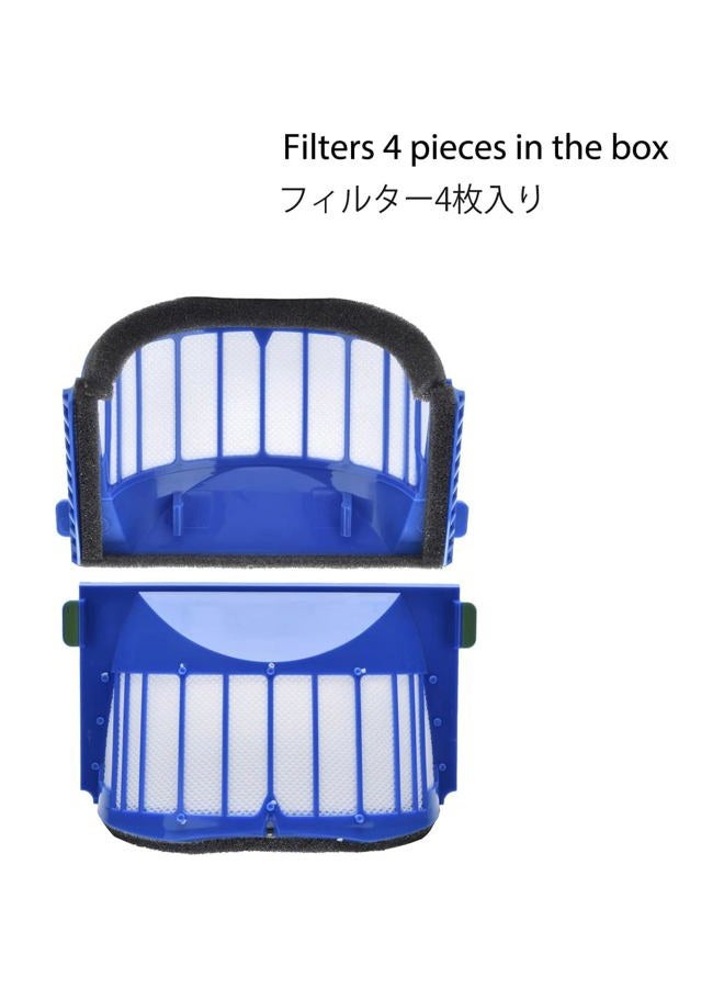 JoyBros Replacement Parts Accessories Compatible for iRobot Roomba All 600 Series: 670 671 675 677 690 692 694 650 665 Side Main Roller Brush Filter Wheel Tires - Image 2