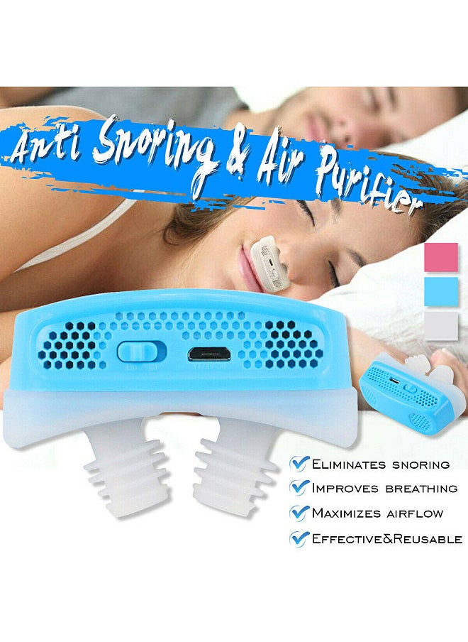 Generic - Micro CPAP Anti Snoring Electronic Device for Sleep Apnea Stop Snore Aid - Image 1
