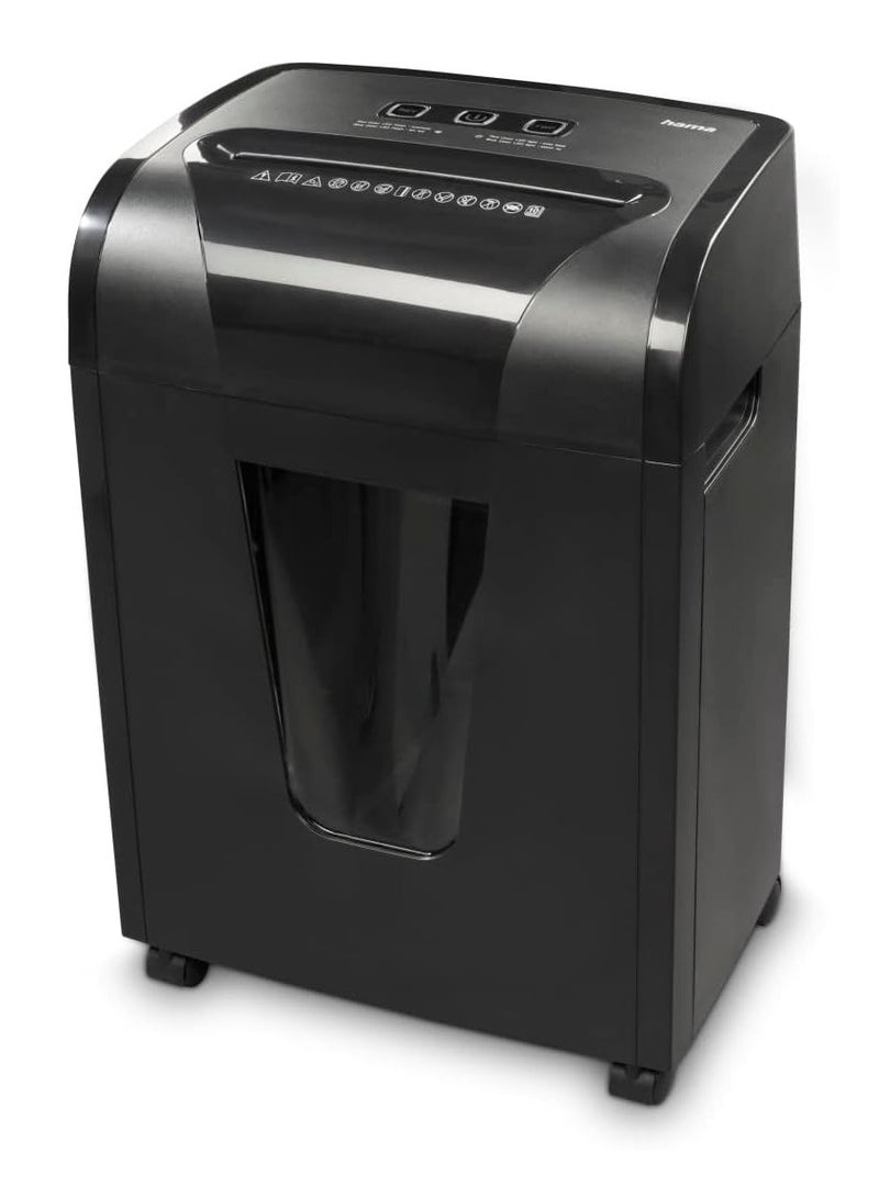 Generic Document Shredder Retractable Paper Shredder Professional Home Office Particle Cut Shredder Electric 7 Sheets Paper Plastic Shredder 15 Litre Waste Paper Bin Security Level  - Image 1