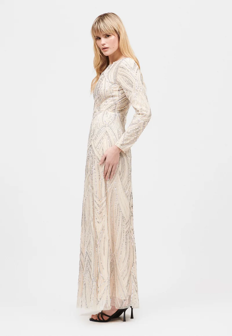 MARYISA Embellished Evening Dress