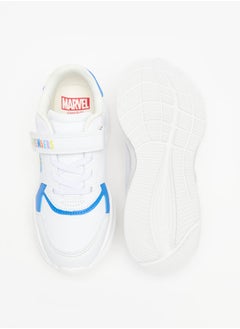 MARVEL Marvel Avengers Print Sneakers with Hook and Loop Closure  - Image 4
