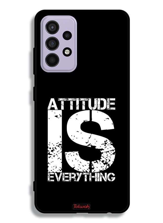 Tolwak Samsung Galaxy A52s 5G Protective Case Cover Attitude Is Everything - Image 1