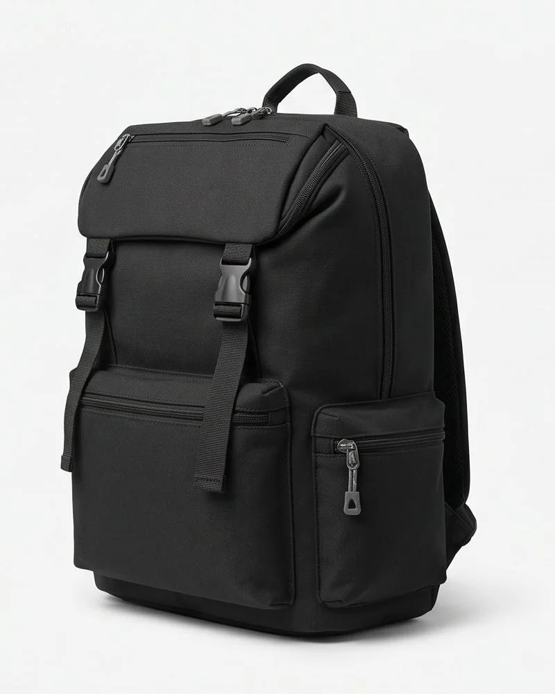 Redtag Men Black Utility Backpack