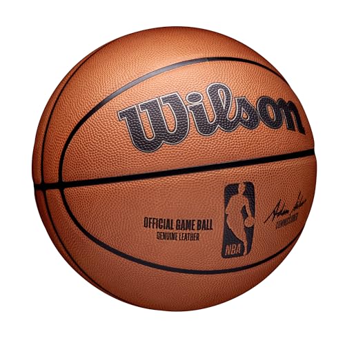 WILSON NBA Official Game Basketball - Brown, Size 7-29.5" - Image 2
