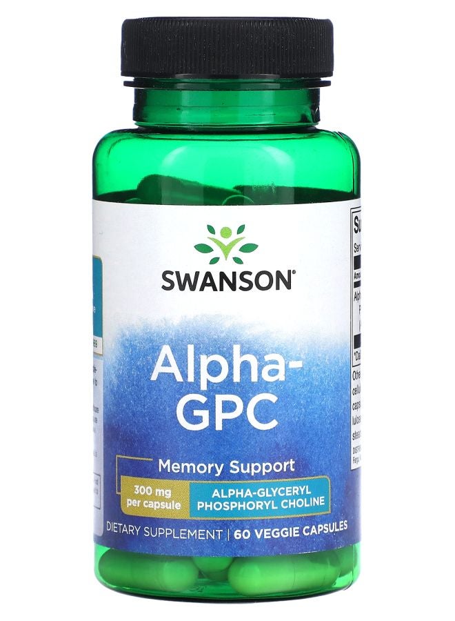 Alpha GPC 300 mg 60 Veggie Capsules