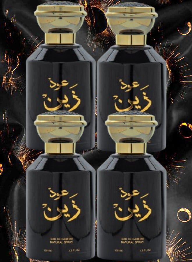 Banafa 4 Pieces Oud Zain EDP 100ML - Image 1