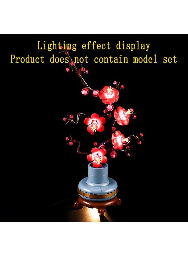 GEAMENT LED Light Kit Compatible with LEGO Plum Blossom Building Blocks Model - Lighting set for Botanical Collection 10369 (Model Set Not Included) - Image 5