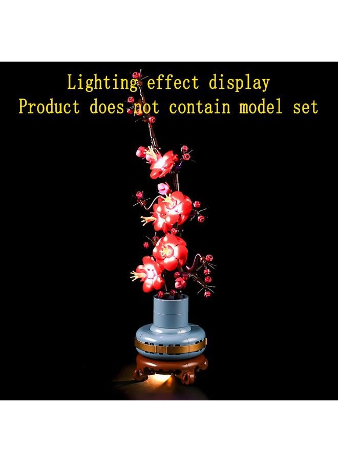 GEAMENT LED Light Kit Compatible with LEGO Plum Blossom Building Blocks Model - Lighting set for Botanical Collection 10369 (Model Set Not Included) - Image 4