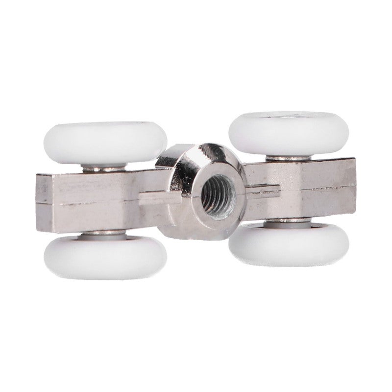 Shower Door Pulley: Premium Zinc Alloy + POM Material - Smooth Sliding Shower Door Roller for Bathroom Shower Enclosures, Bathtubs, Furniture - Image 4