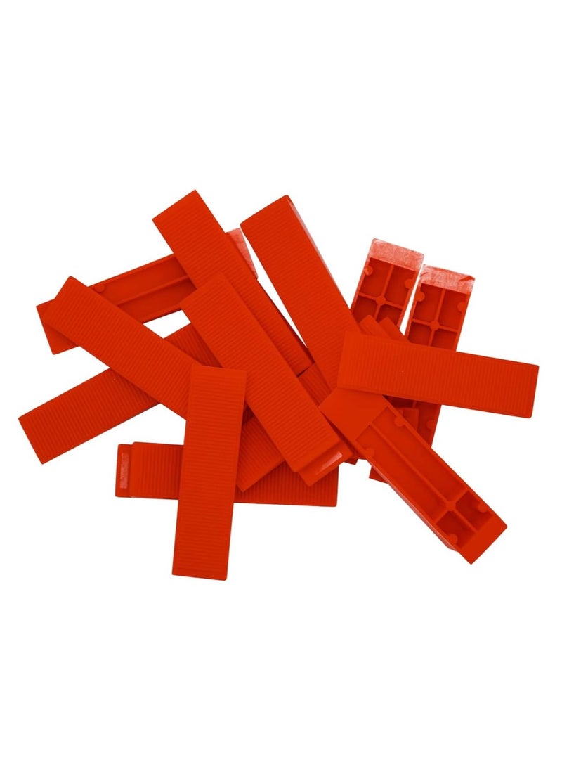 RACO RACO Beorol Tile Leveling System Tiles Leveler Spacers - Lippage free tile and stone installation for PRO and DIY - Reusable Wedges 100 pcs Packets (Wedges) - Image 1