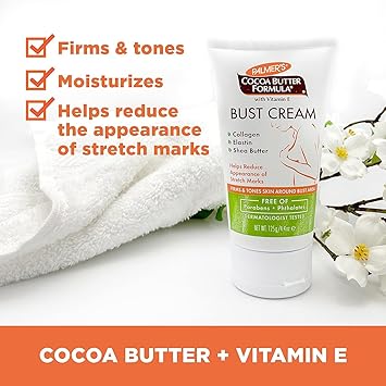 PALMER'S Palmers Cocoa Butter Bust Firming Cream 44oz 6 Pack - Image 2