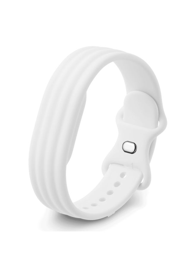 Google Fitbit Air Compatible Monochrome Sport Silicone Watch Band - Image 1
