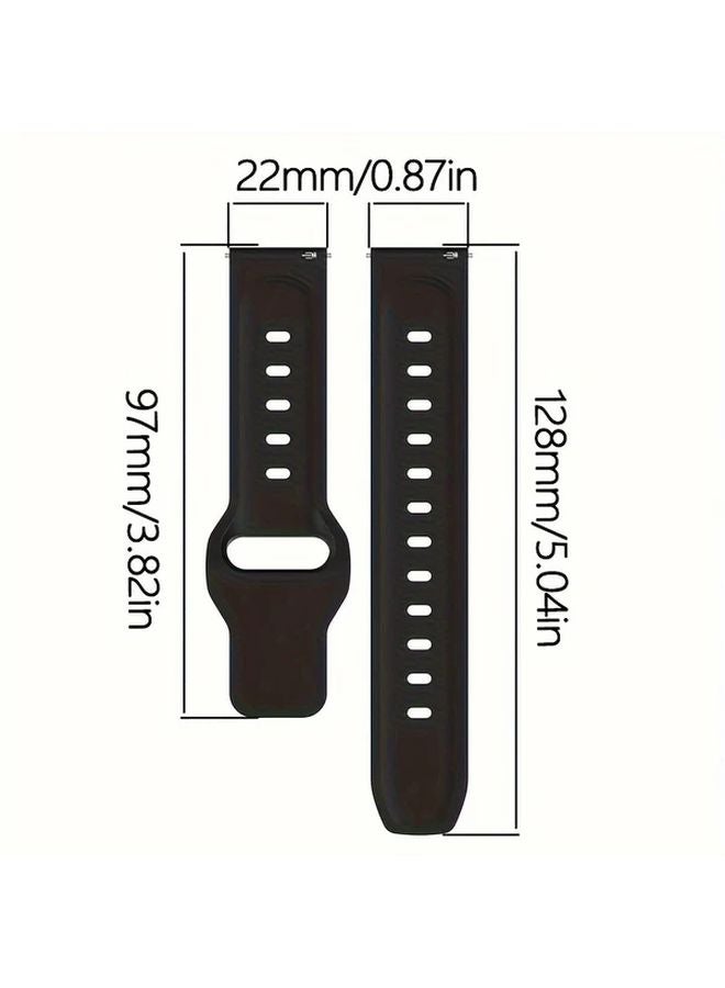 Green Silicone Strap Case For Samsung Galaxy Watch 5 40mm With Screen Protector - Image 3