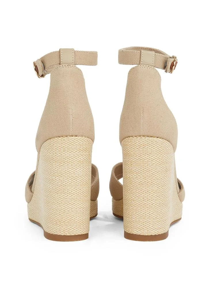 TOMMY HILFIGER HIGH WEDGE CRISS CROSS ESPADRILLES