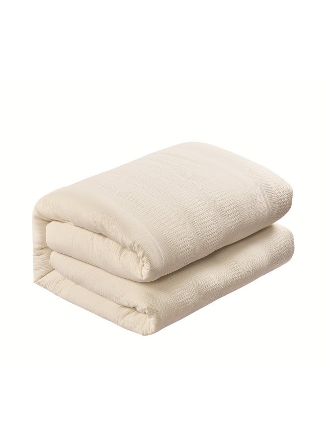 أورز مفرش صيفي فاخر من هورس بحشوة مثبتة مقاس كوين 4قطع - Image 3