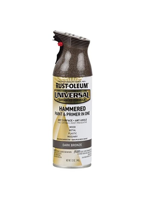 RustOleum 258199 Universal All Surface Hammered Spray Paint 12 oz Dark Bronze