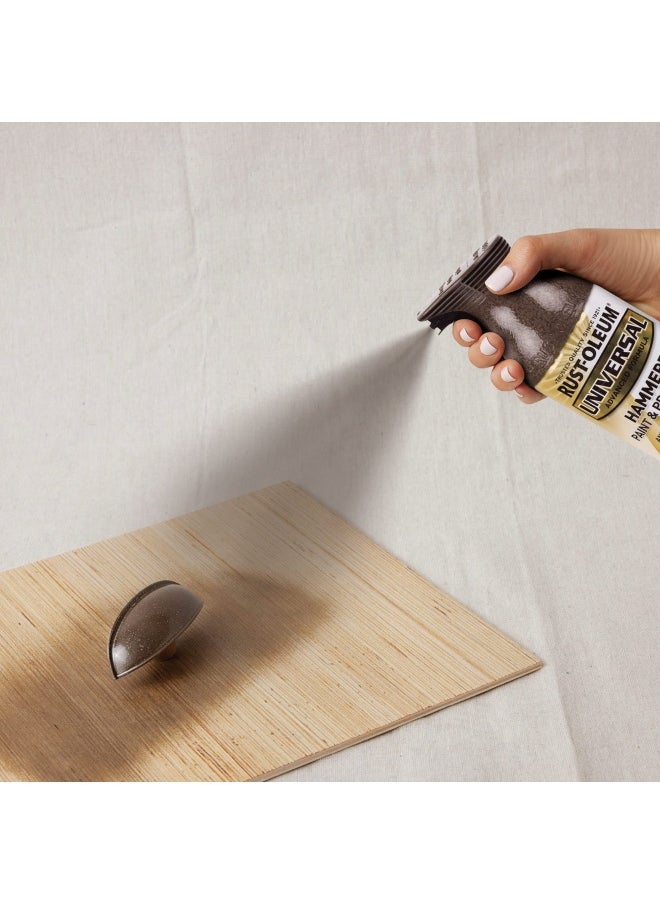 RustOleum 258199 Universal All Surface Hammered Spray Paint 12 oz Dark Bronze
