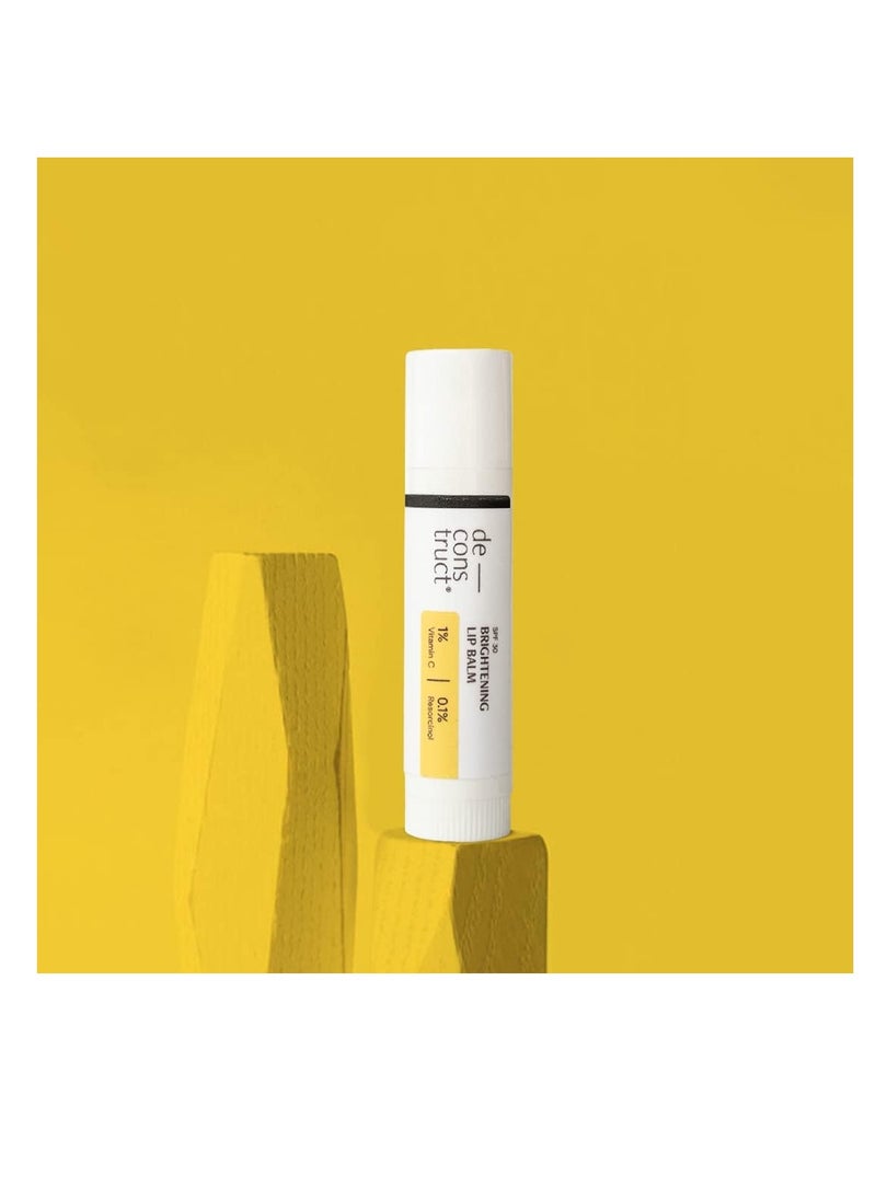 Deconstruct - Deconstruct Brightening Lip Balm with SPF 30 | For Dark, Pigmented, Dry, Flaky Lips | Brightens Pigmented Lips | Vitamin C for Dark Lips | SPF 30 for Sun Damage and Discoloration | Lip Balm - Image 1