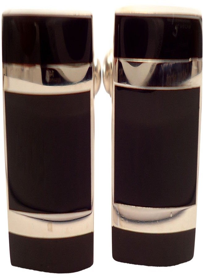 Peluche Black Brass Cufflink - Image 1