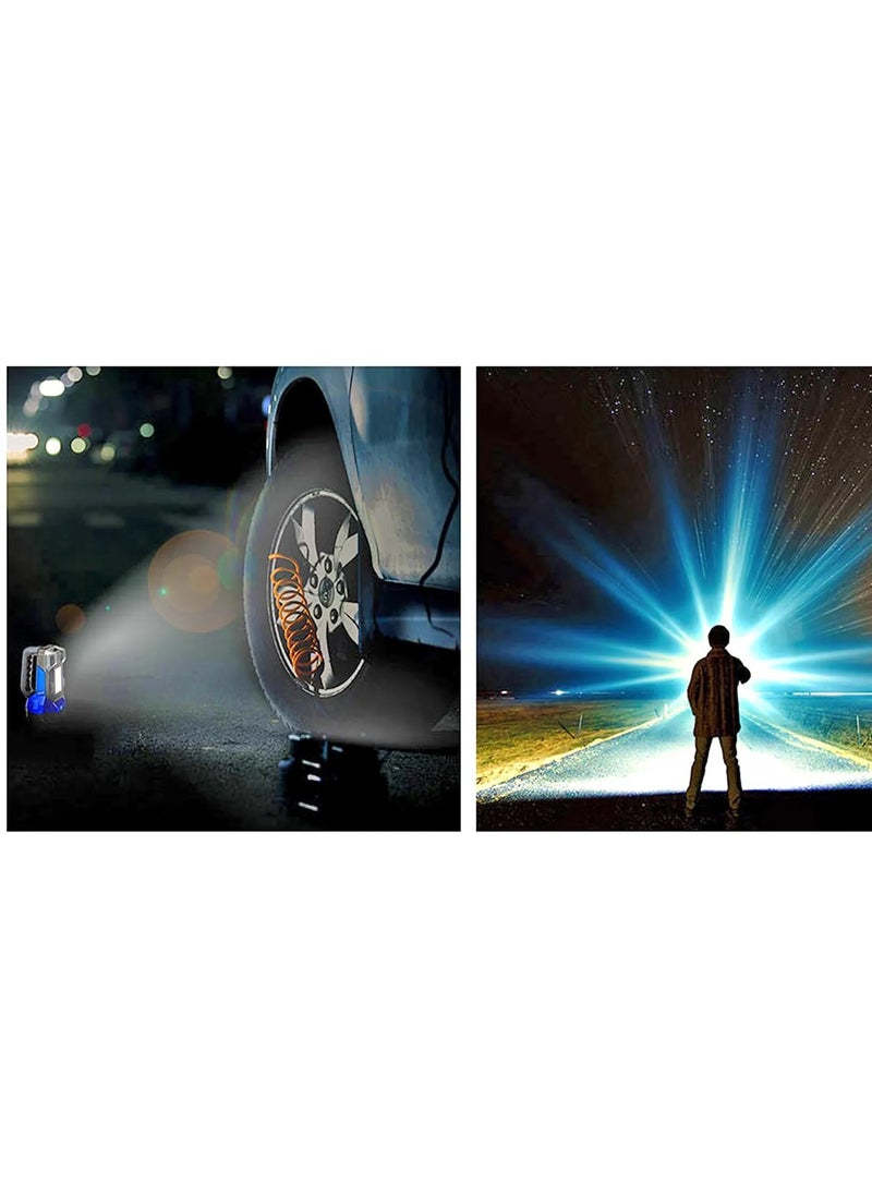 Toby's - Multifunctional Hunting Spotlight Warning Red Flood Work Lamp 10W 1000 Lumens Rechargeable 12v Tripod Mounted with 5W - Image 1