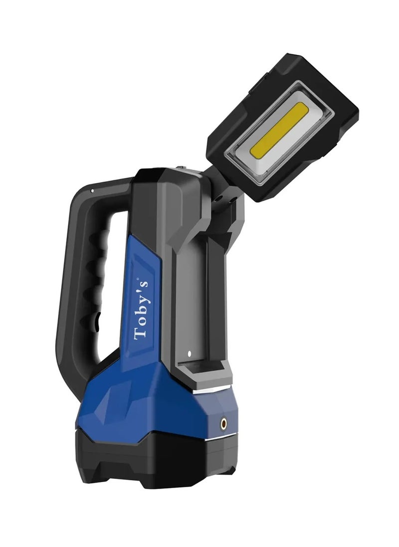Multifunctional Hunting Spotlight Warning Red Flood Work Lamp 10W 1000 Lumens Rechargeable 12v Tripod Mounted with 5W