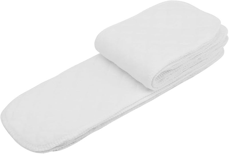 حفاضات قماشية من القطن العضوي 10 قطع ثلاث طبقات 32 × 12 سم ناعمة وقابلة للتنفس - Image 5