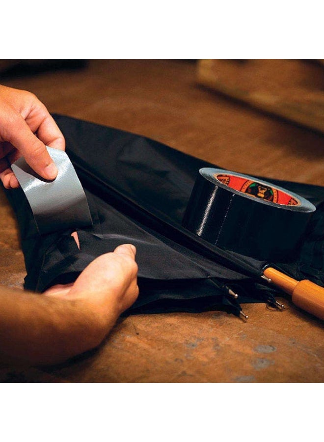 شريط الدكت الأسود العريض والمتين بلاصق مزدوج السمك بعرض 2.88 بوصة وطول 25 ياردة 4595559 - Image 4