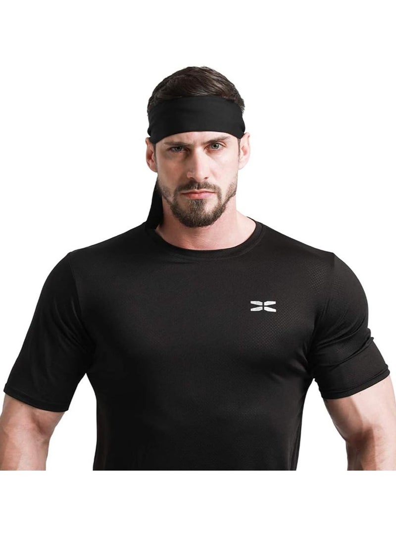 Bukela Sports Headband - Head Tie Tennis Tie Headbands - Sweatbands Headbands Wristbands Head Wrap - Ideal for Working Out, Tennis, Basketball, Softball, Running & Workout - Image 3