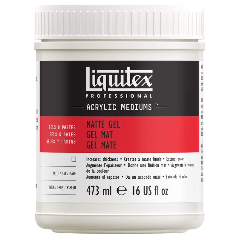 Liquitex Professional Matte Gel Medium 473ml 16oz