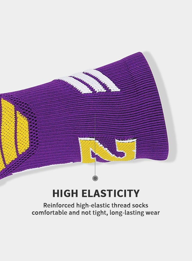 GROIC Elite Basketball Socks, Athletic Socks with 3D Ankle Protection, Football & Running Socks, Compression Cushion Sport Socks Unisex  - Image 2