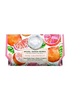 Michel Design Works Large Bath Soap Bar Pink Grapefruit  - Image 2