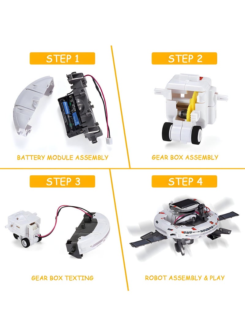 MAGIC VAULT - TEM Projects for Kids Ages 8-12, Solar Robot Toys 6-in-1 Science Kits DIY Educational Building Space Toy, Birthday Gifts for 7,8 ,9, 10, 11, 12, 13, Year Old Boys Girls Teens. - Image 1