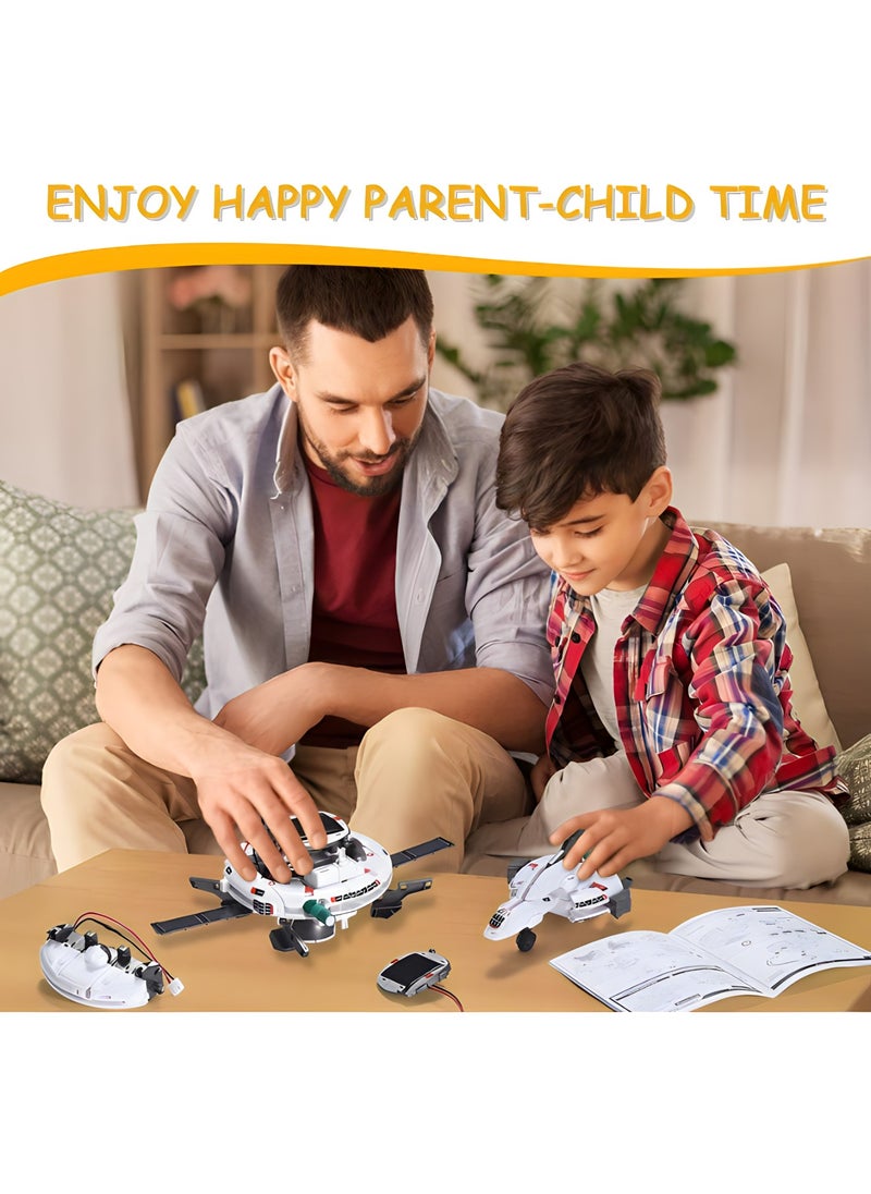 MAGIC VAULT - TEM Projects for Kids Ages 8-12, Solar Robot Toys 6-in-1 Science Kits DIY Educational Building Space Toy, Birthday Gifts for 7,8 ,9, 10, 11, 12, 13, Year Old Boys Girls Teens. - Image 1