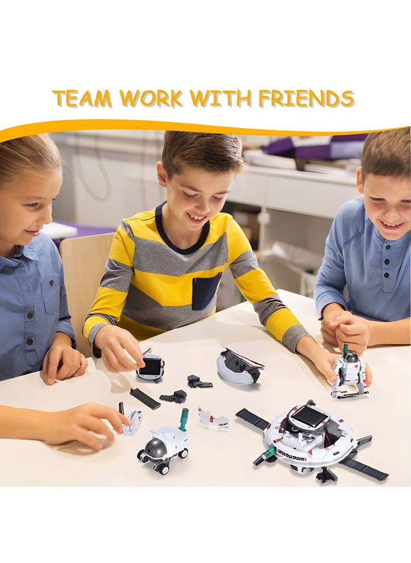 MAGIC VAULT - TEM Projects for Kids Ages 8-12, Solar Robot Toys 6-in-1 Science Kits DIY Educational Building Space Toy, Birthday Gifts for 7,8 ,9, 10, 11, 12, 13, Year Old Boys Girls Teens. - Image 1